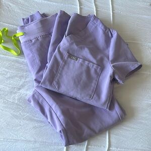 Purple FIGS scrubs